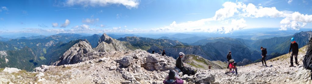 Panorama iz vrha Planjave