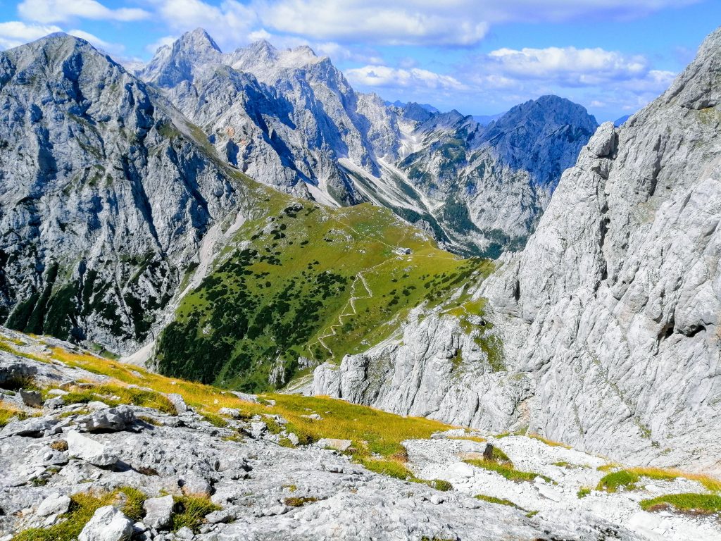 Pogled na Kamniško sedlo