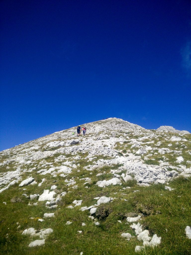 Vrh se že vidi